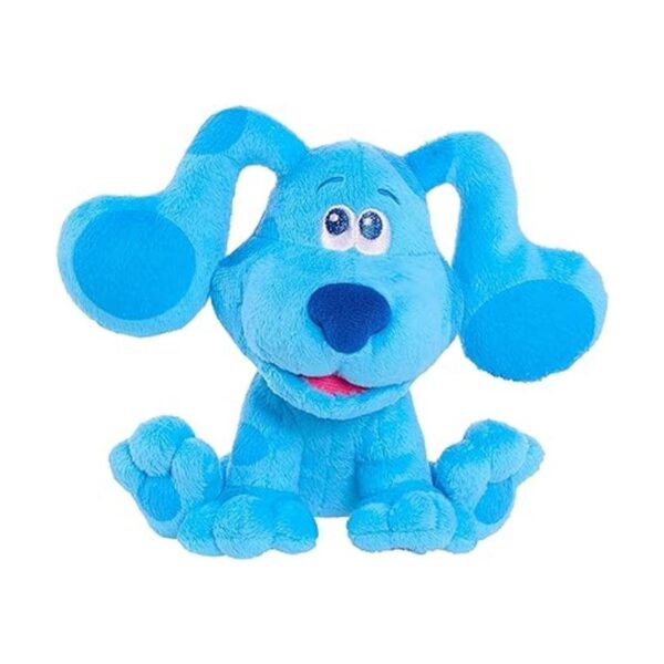 Just Play Puf de peluche azul y magenta paquete de 2_2