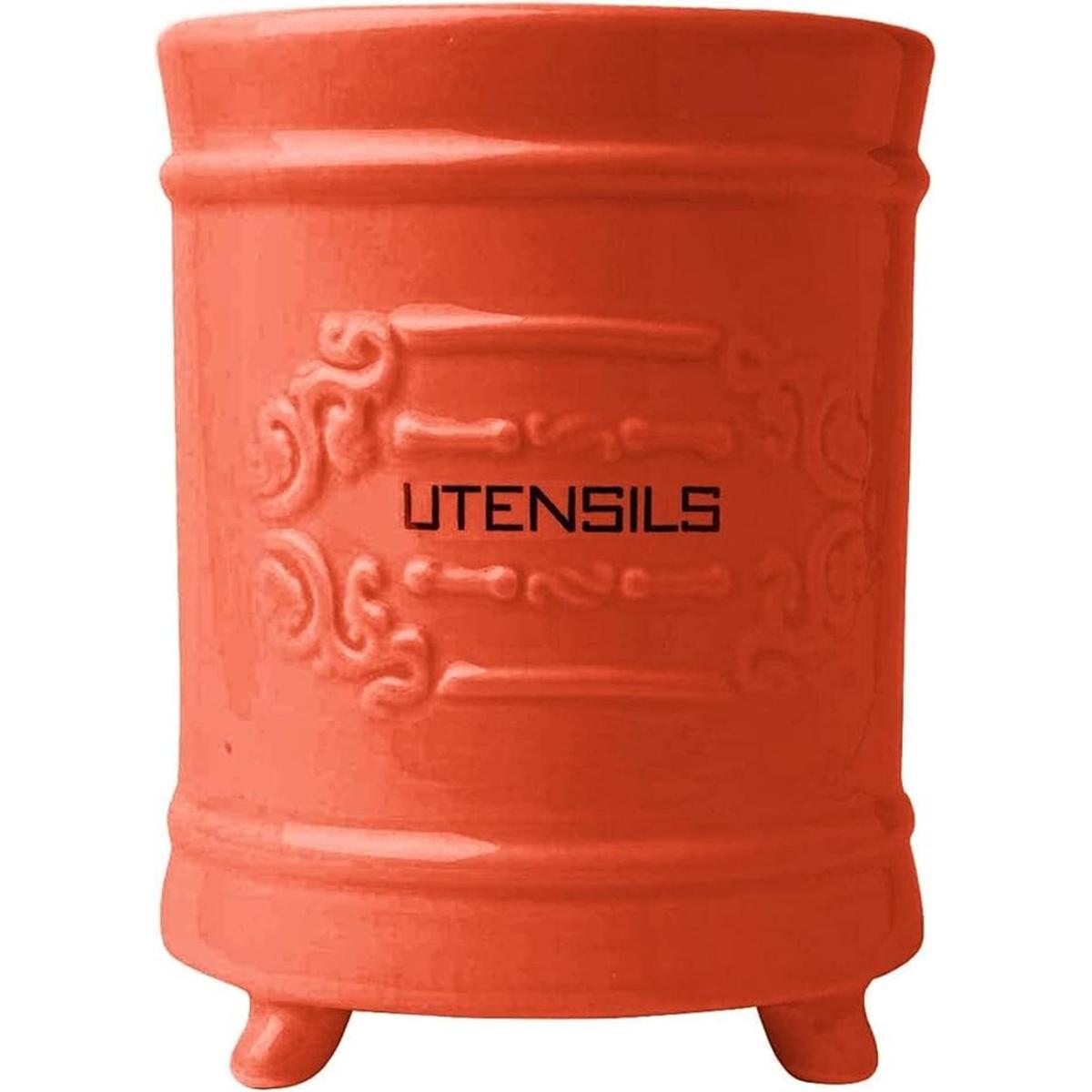 Soporte de utensilios de cocina de cerámica francesa