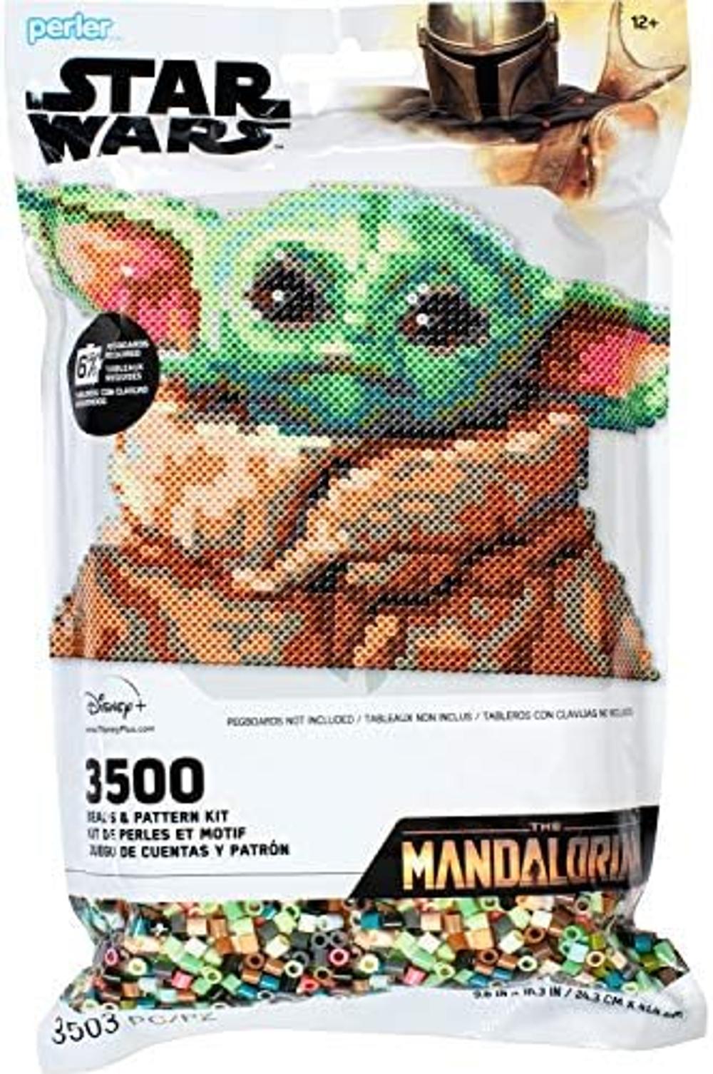 Perler 8011149 The Mandalorian Baby Yoda Star Wars Kit de