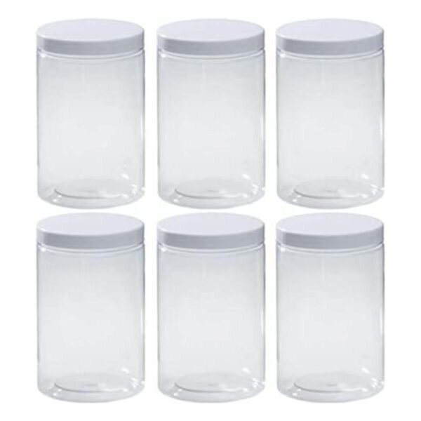 Tarros de plástico transparente de 43 onzas 43.3 fl oz_1