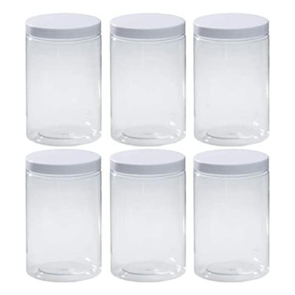 Tarros de plástico transparente de 43 onzas 43.3 fl oz