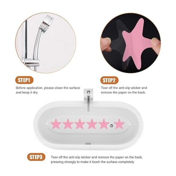 Secopad Adhesivos antideslizantes para ducha con tiras de_6