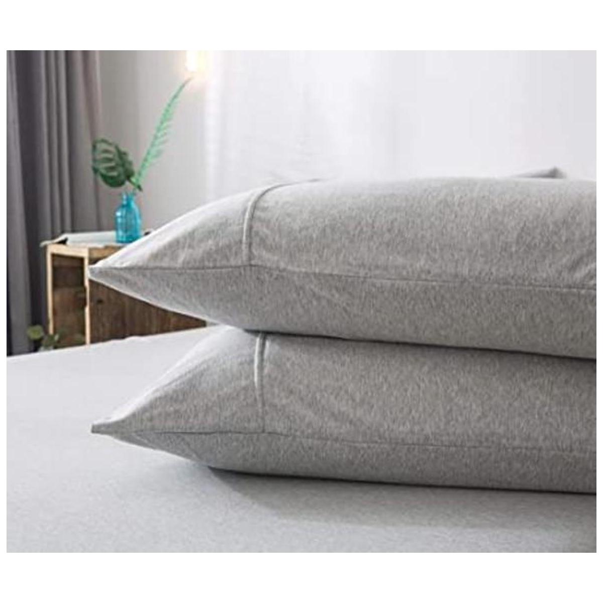 KAIANG Funda de almohada de punto jersey para todas las
