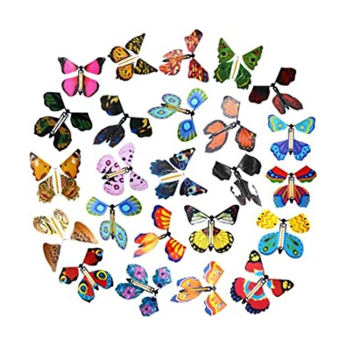 Outee paquetes de 23 mariposas mágicas voladoras se les