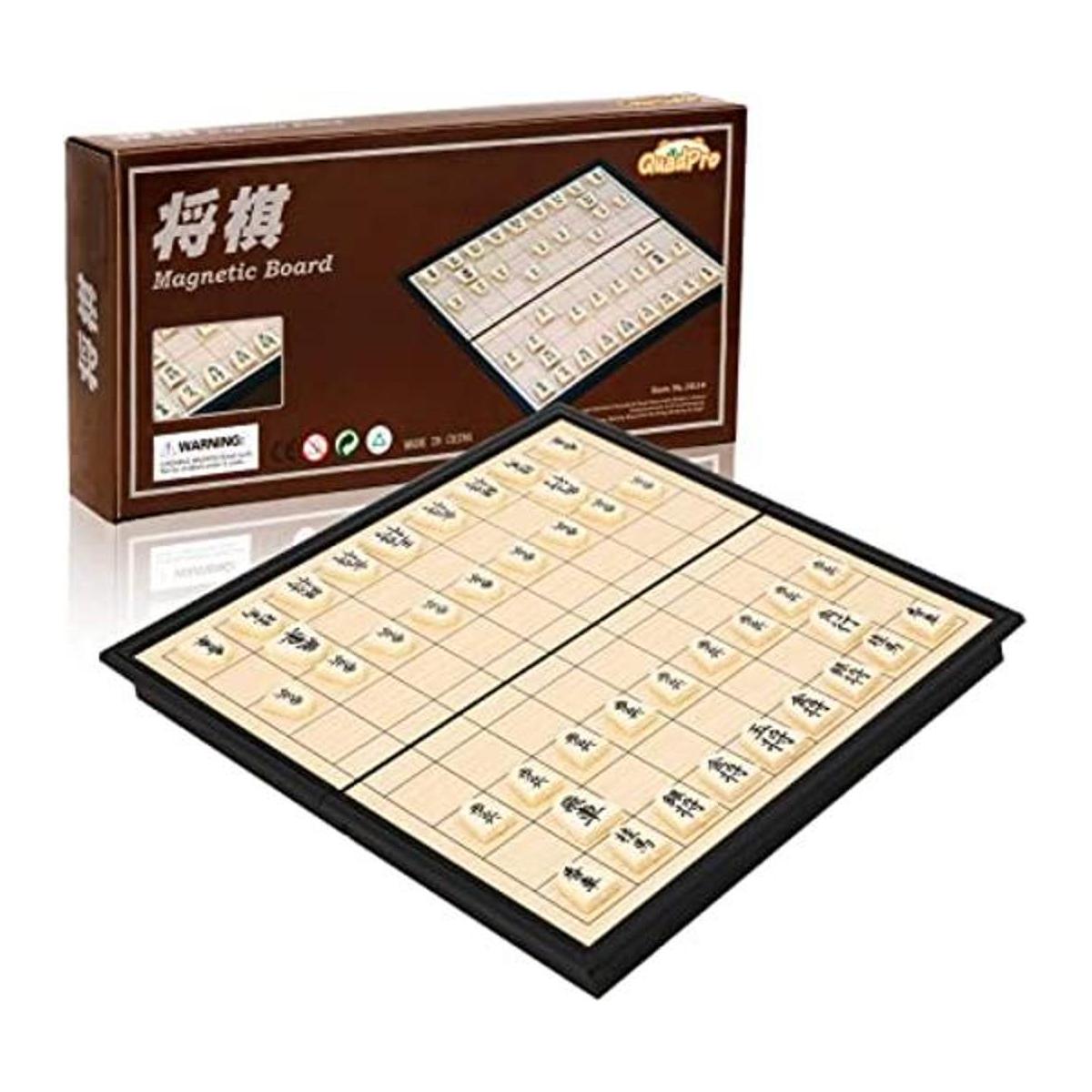 Quadpro Juego de mesa magnética japonesa Shogi con tablero