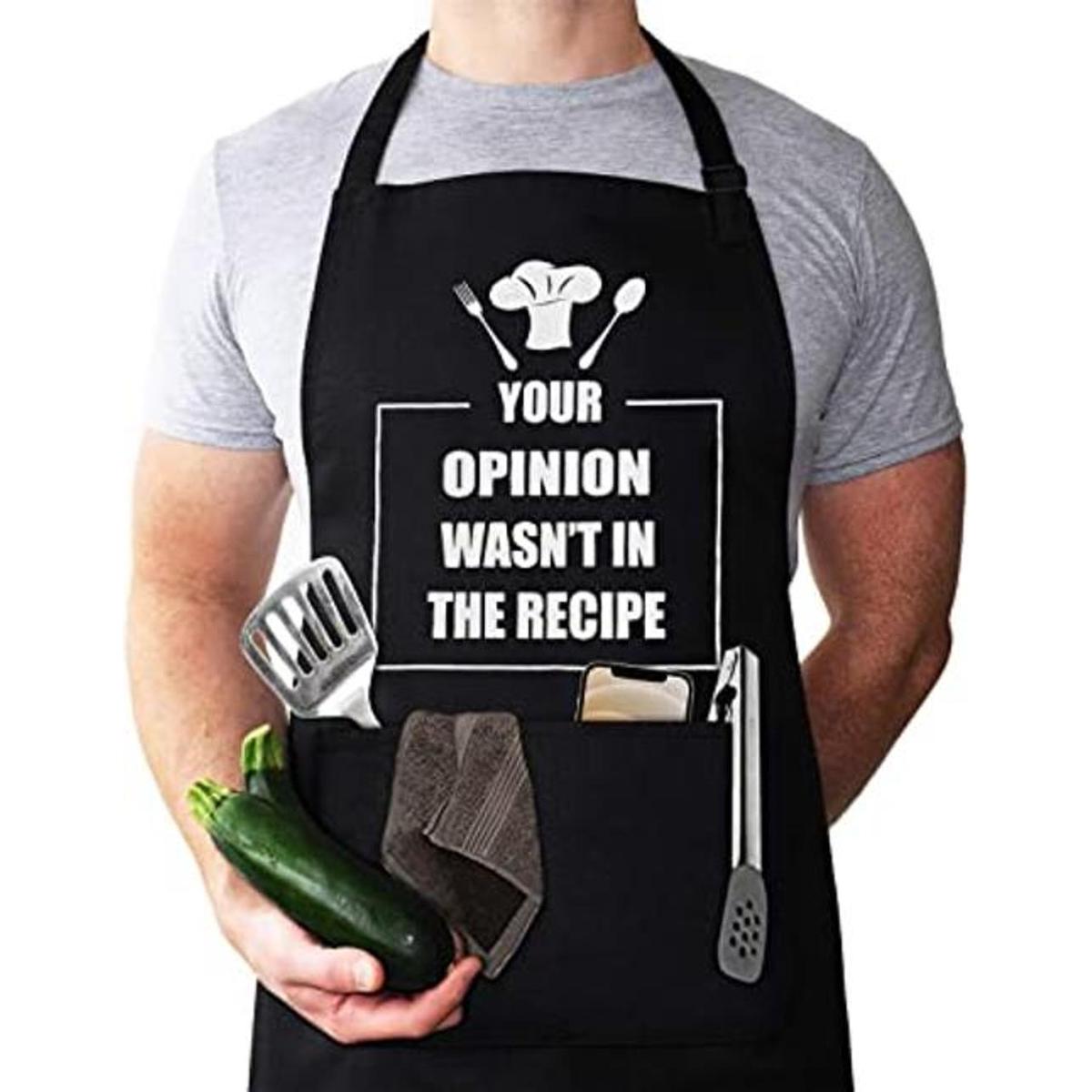 Divertido delantal de chef delantal para hombre
