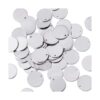 Pandahall Juego de 100 colgantes redondos planos de acero