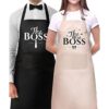 Juego de delantales para pareja para cocinar el jefe_1