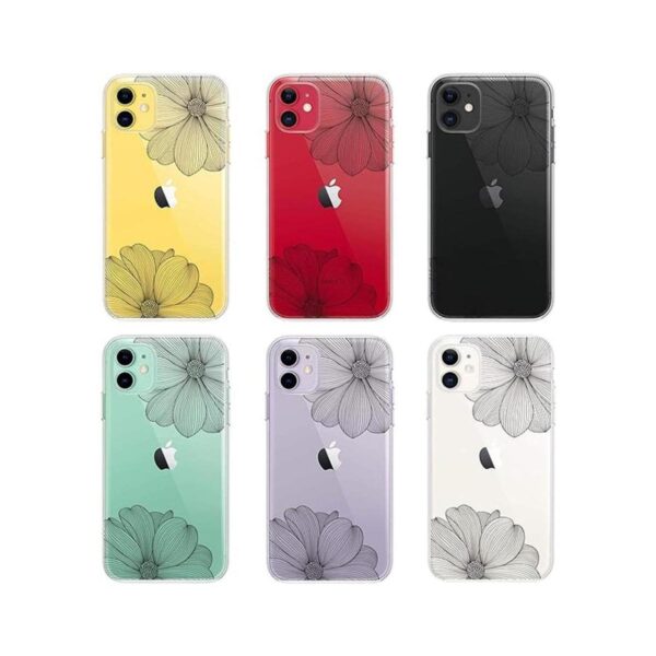 KEXAAR Funda para iPhone 11 diseño de flores lindas_2