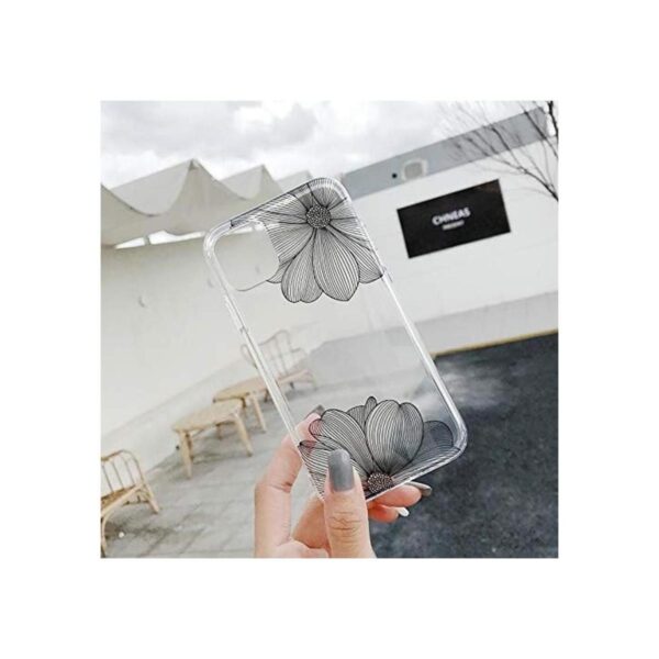 KEXAAR Funda para iPhone 11 diseño de flores lindas_5