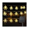 Tira de luces con diseño de copo de nieve con 50 ledes_1