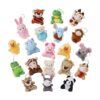 Juegoal Juego de 26 minijuguetes de peluche de animales_4