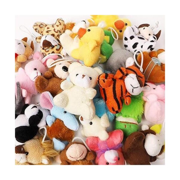 Juegoal Juego de 26 minijuguetes de peluche de animales_2