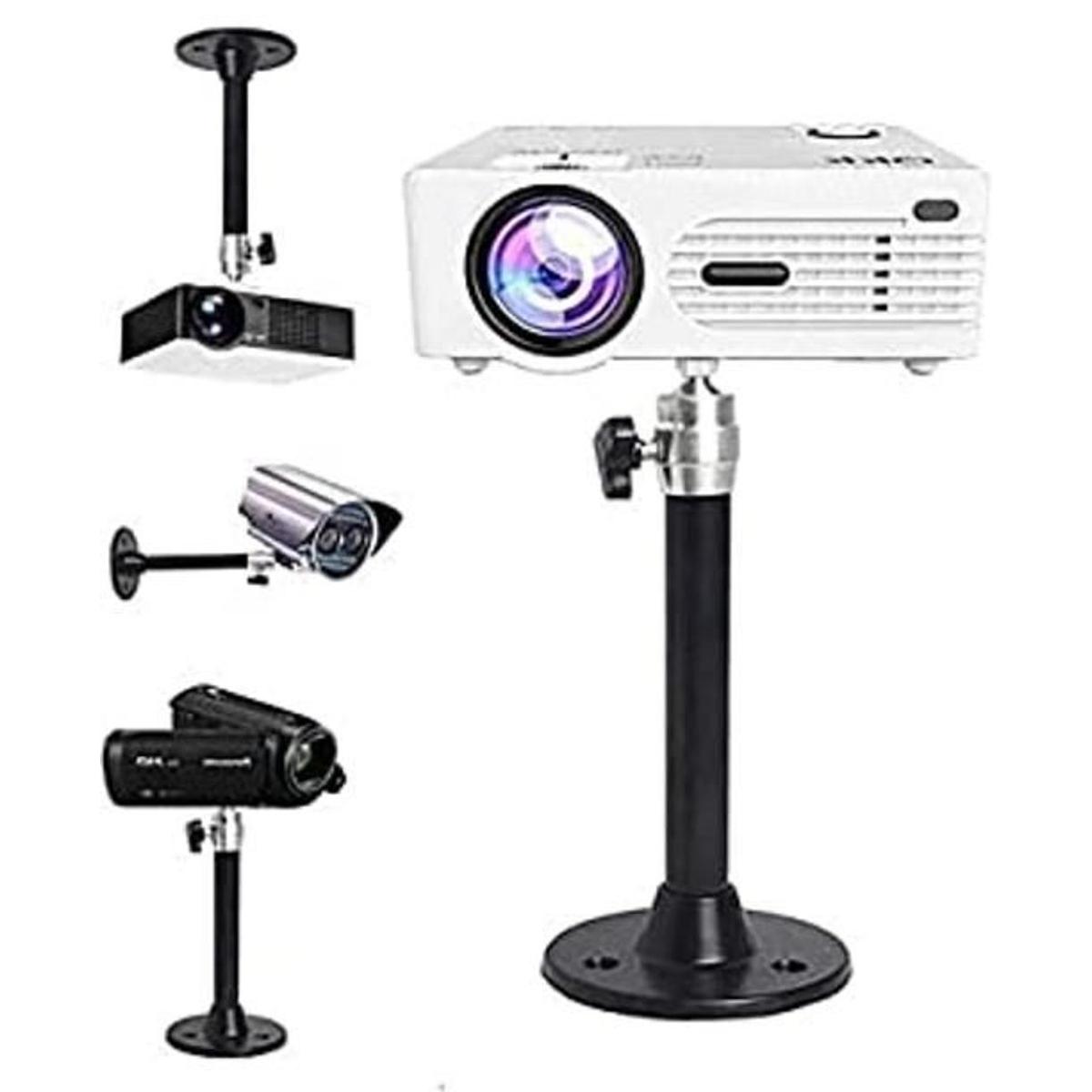 Mini proyector de montaje en techo negro de 7.9 pulgadas