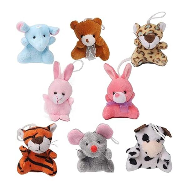 Juegoal Juego de 26 minijuguetes de peluche de animales_5
