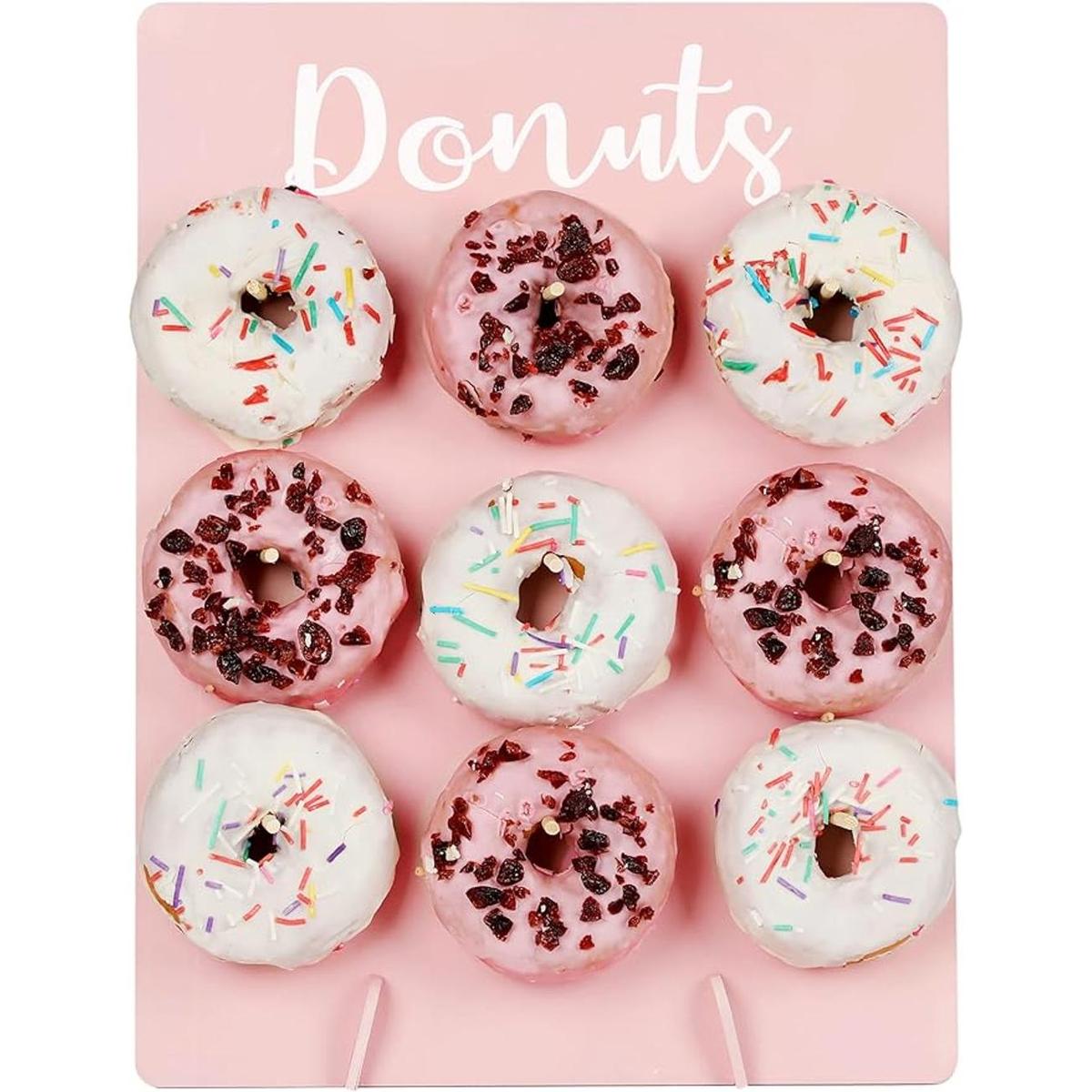 OWOYDOJ Soporte de pared para donas de madera