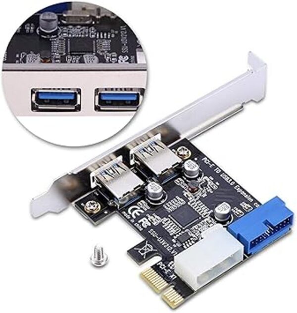 Tarjeta de expansión de 125 PCIE a USB 3.0 4 puertos USB_3
