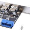 Tarjeta de expansión de 125 PCIE a USB 3.0 4 puertos USB_5