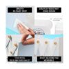 MDHAND Sujetalibros ajustable soporte organizador de_4