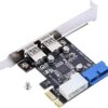 Tarjeta de expansión de 125 PCIE a USB 3.0 4 puertos USB_1