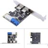 Tarjeta de expansión de 125 PCIE a USB 3.0 4 puertos USB_4