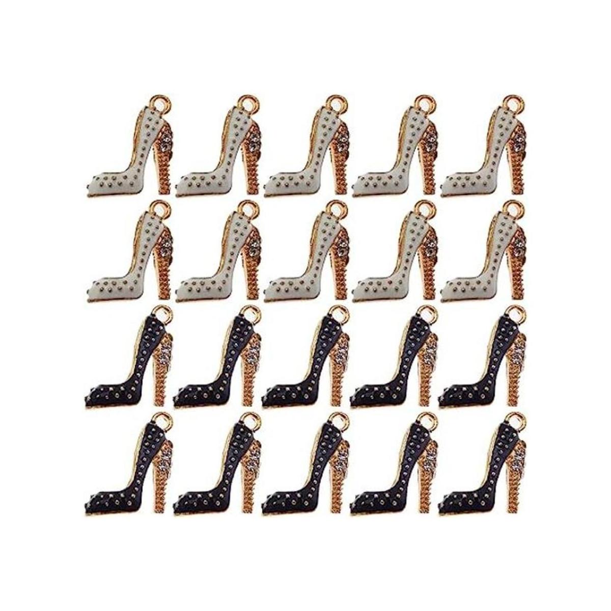 Paquete de 20 colgantes de diamantes de imitación