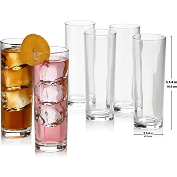 Juego de 8 vasos de bola alta vasos de cóctel para beber_1