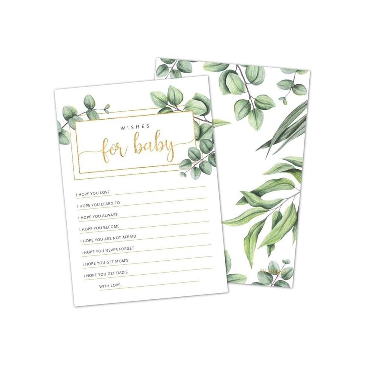 Tarjetas de consejos para bebés juegos de baby shower