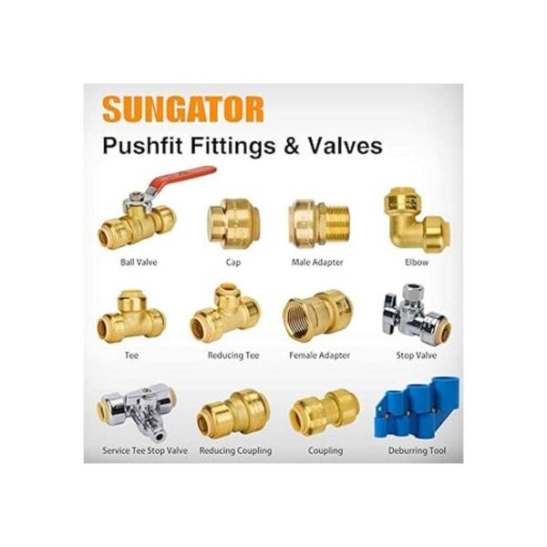 SUNGATOR Tubo de desbarbado y herramienta de medidor de