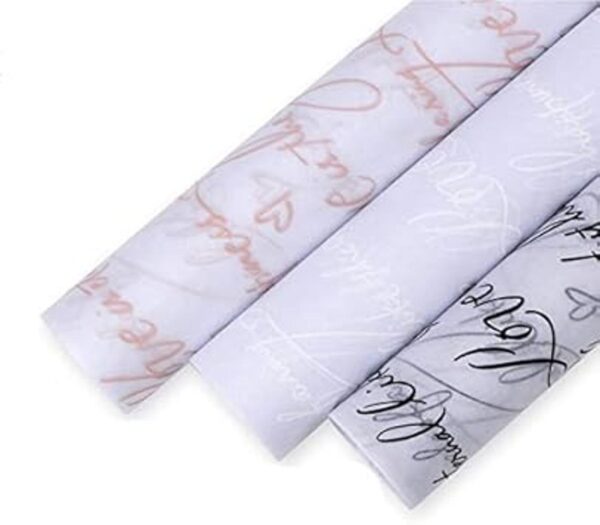 Papel de seda para envolver regalos de flores 28 piezas
