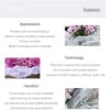 Papel de seda para envolver regalos de flores 28 piezas