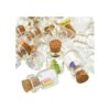 Qixivcom 60 botellas pequeñas de 0.0 fl oz botellas de