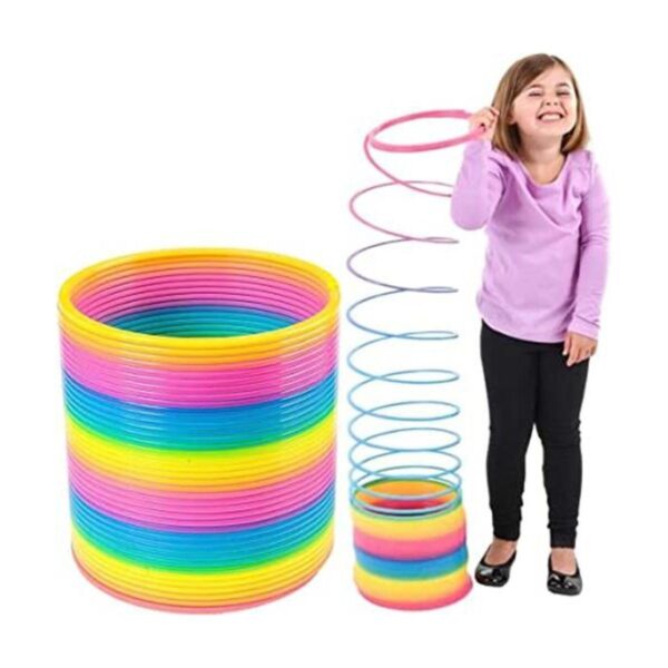 The Dreidel Company Arco iris gigante resorte en espiral_1