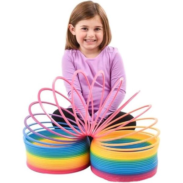 The Dreidel Company Arco iris gigante resorte en espiral_2