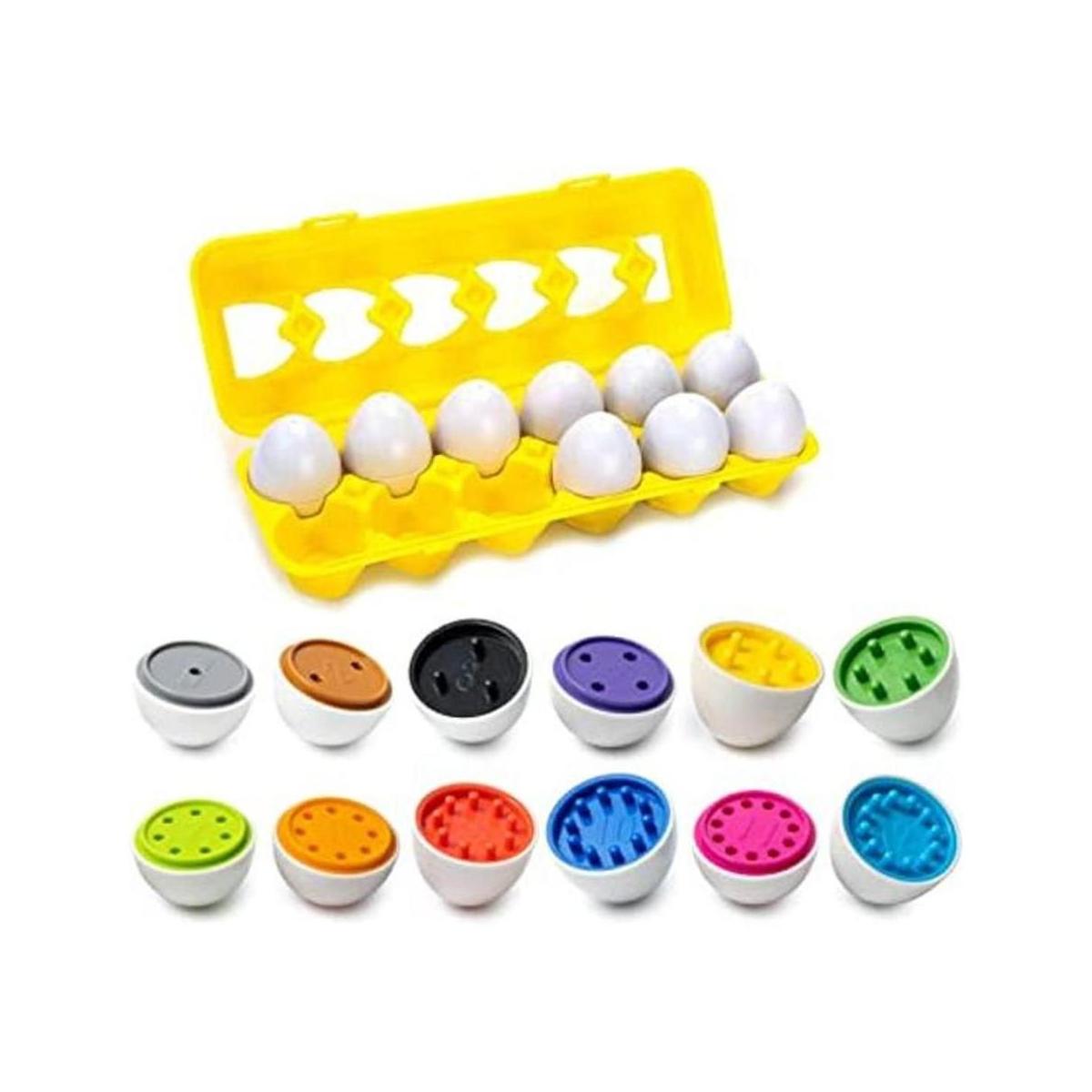 Juguete de huevo a juego de colores y números