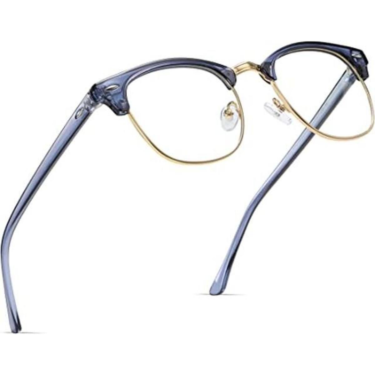 Lentes Aomaste con bloqueo de luz azul retro con semi