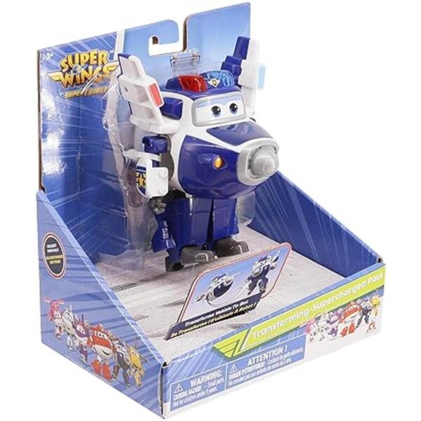 Super Wings Figura de acción de juguete de avión Paul_4