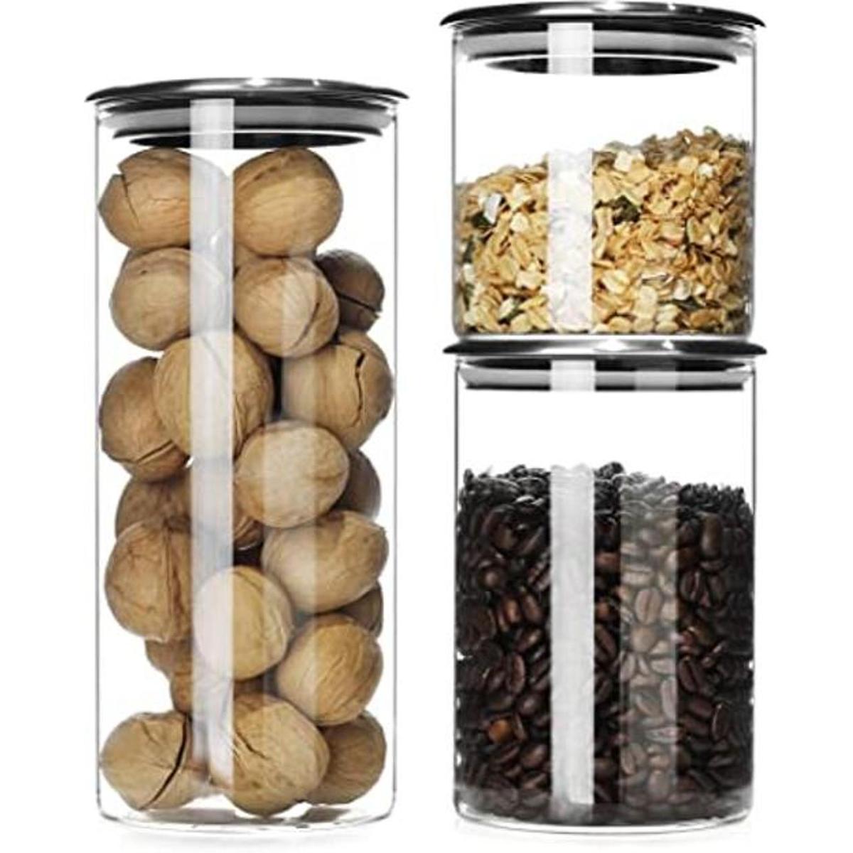 Tarros de almacenamiento de vidrio LUXU 20 OZ33 OZ54 OZ