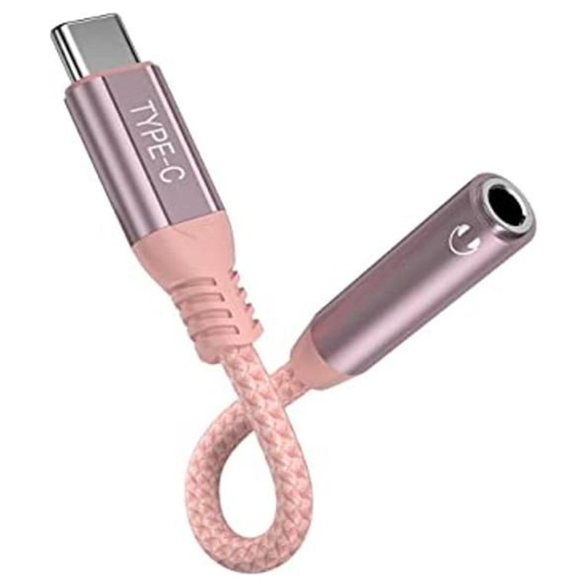 TITACUTE Adaptador de audio USB C a conector de 0.138 in
