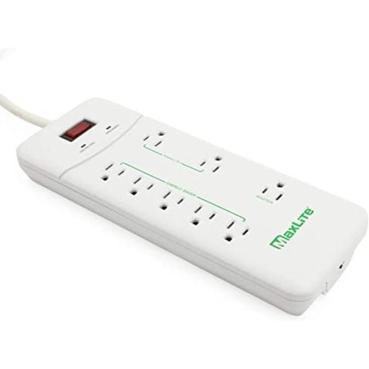 MaxLite Regleta de alimentación avanzada con 8