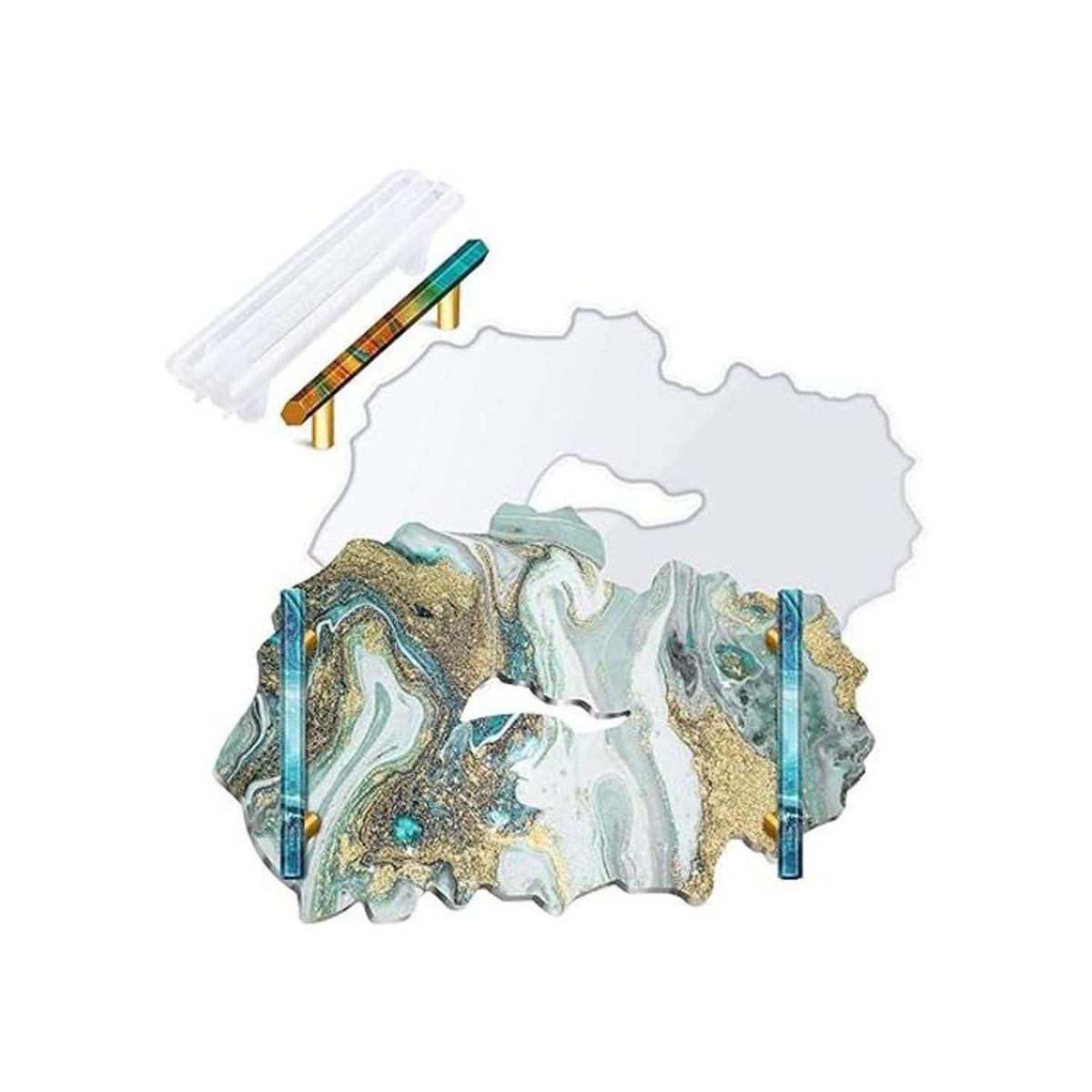 NiArt Molde de silicona suave de resina epoxi DIY Casting