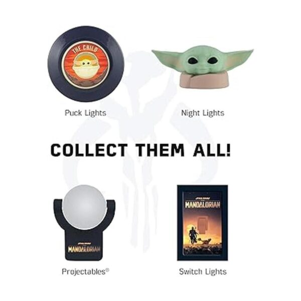 Star Wars Casco de Baby Yoda Lámpara de noche con luz LED_6