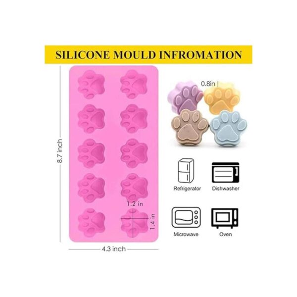 Juego de 6 moldes de silicona de grado alimenticio para_3