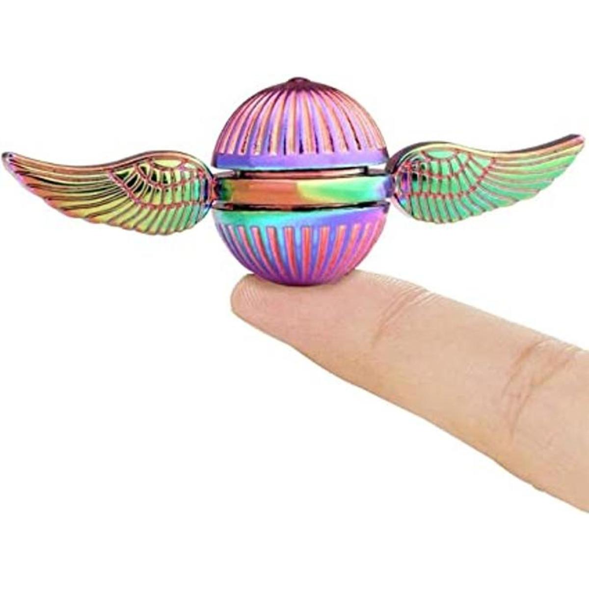 Rainbow Fidget Spinner Magic Power Orb ADHD Anxiety Toys