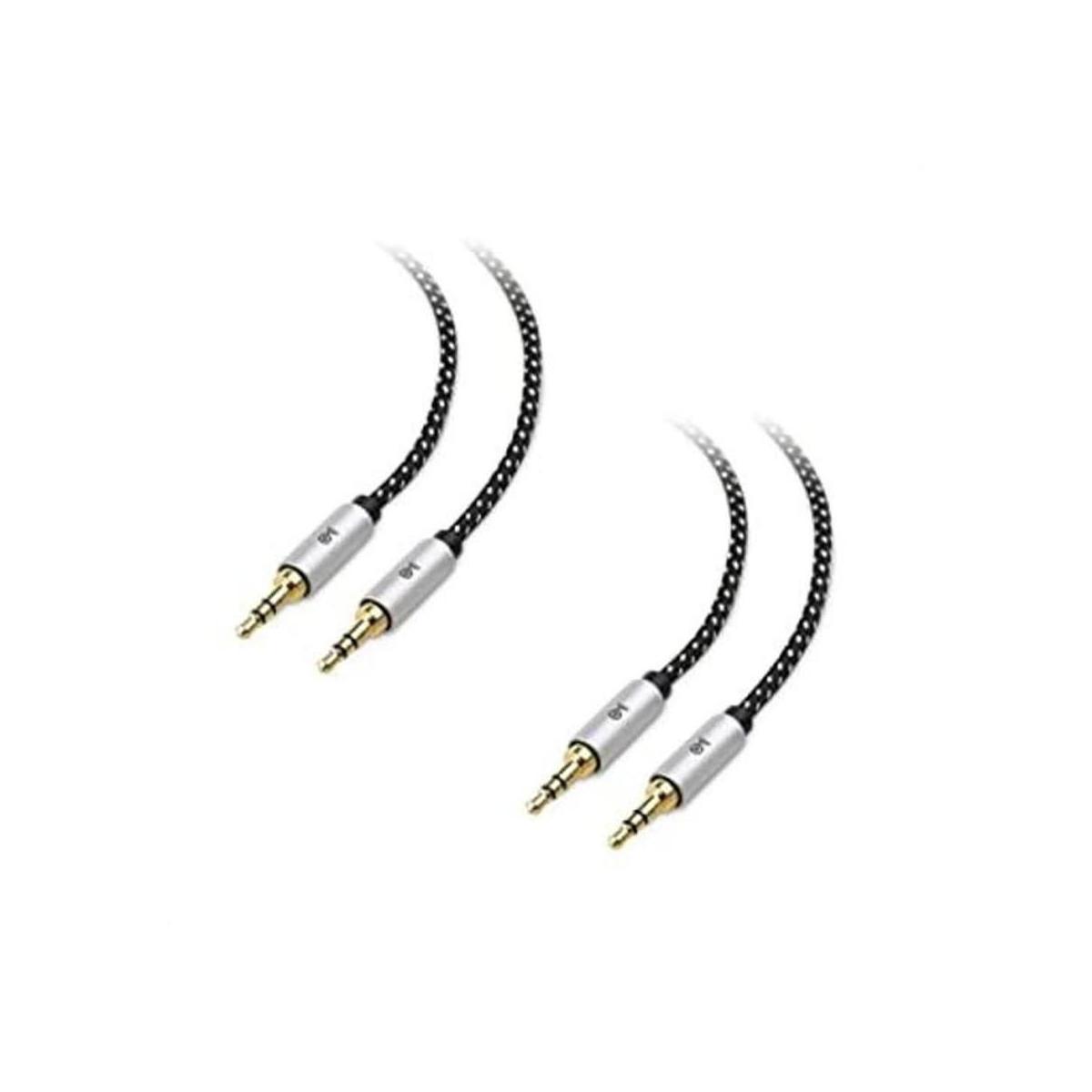 Cable Matters Paquete de 2 cables de audio de 0.138 in de