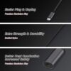 UPGROW Adaptador USB C a Ethernet portátil USB C 3.0 a_3