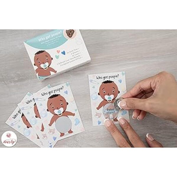 Juegos de baby shower 66 tarjetas de rifa Party Hearty_6