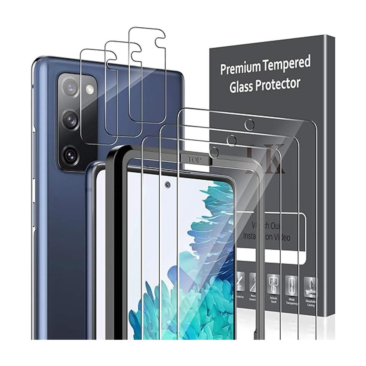 LK Paquete de 6 protectores de pantalla y 3 protectores