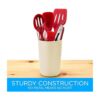 Moderno organizador de utensilios de cocina Slim Bamboo_6