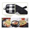 Juego de 7 toallas de cocina a cuadros de búfalo juego de_3